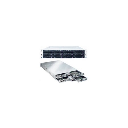 Supermicro SY-626TH6F SuperServer Four Node Dual LGA1366 1400W 2U SYS-6026TT-H6RF